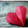 Origami heart