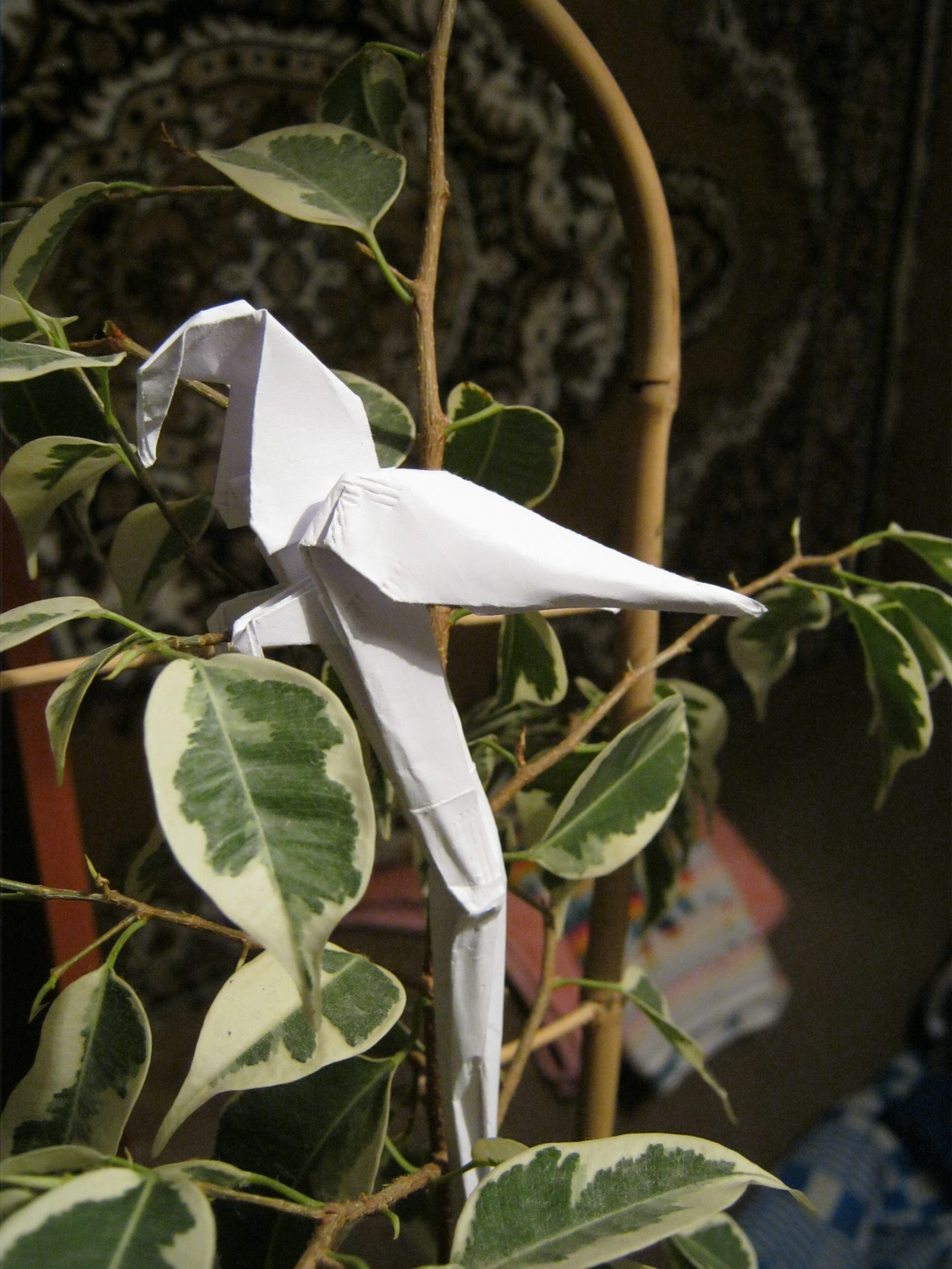 Оригами папугай Оригами папугай