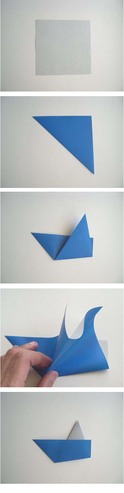 Схема оригами кораблика