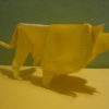 Origami lion