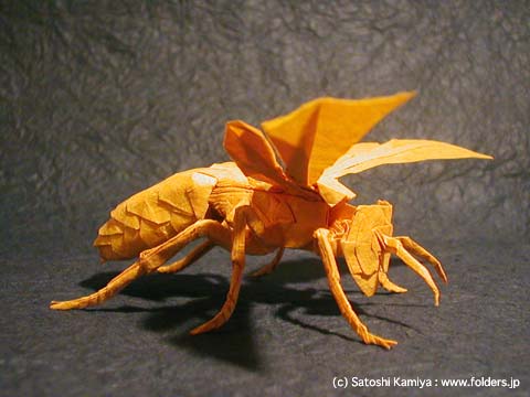 Origami Wasp Оригами Оса
