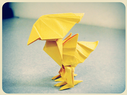 Origami Chocobo Origami Chocobo