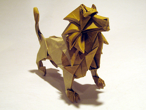 Origami Lion Origami Lion