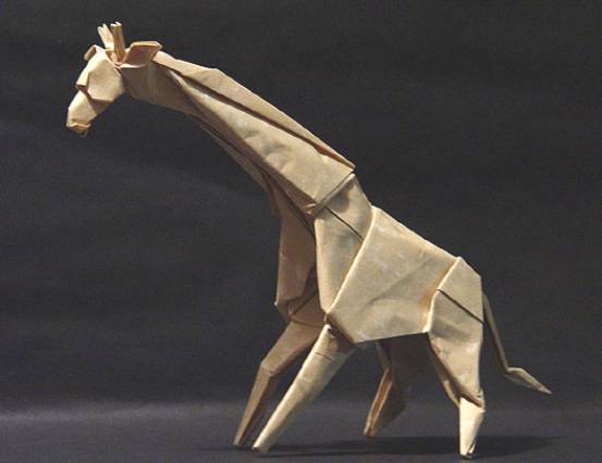 Origami Giraffe Оригами Жирафа