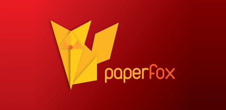 Origami fox Paper fox