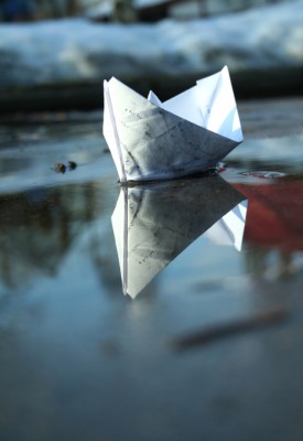 Оригами корабль