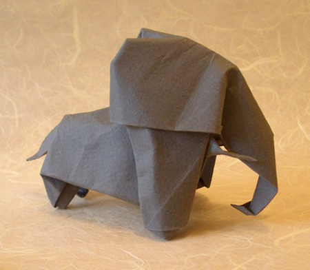 Elephant Оригами слон