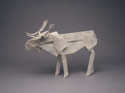 Оригами лось Оригами лось
