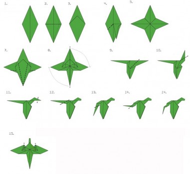 Схема сборки дракона Схема сборки дракона