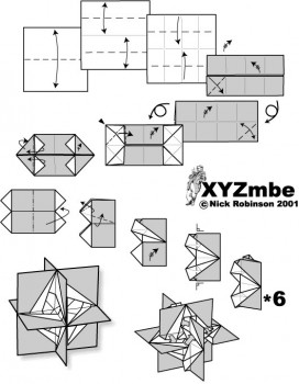 Схема модульной фигуры XYZ