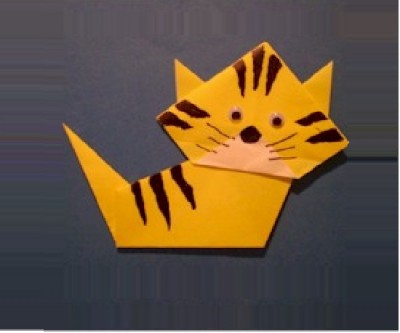 kote-tigr Раскрашенный кот - тигр