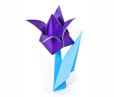 Тюльпан оригами Тюльпан оригами