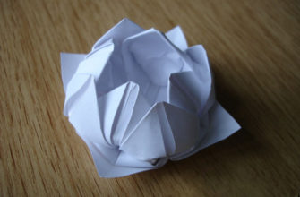 Цветок лотоса оригами