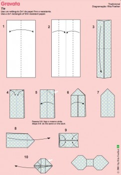 Схема сборки для галстука-бабочки Схема сборки для галстука-бабочки
