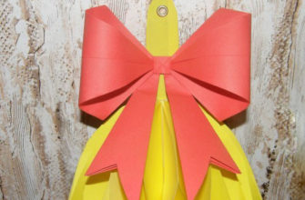 Бантик оригами
