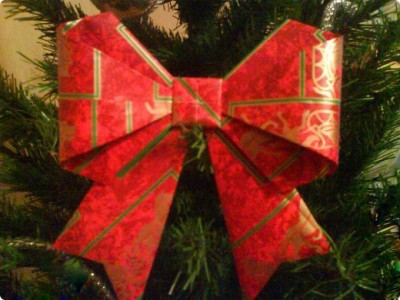 бантик на елке бантик на елке