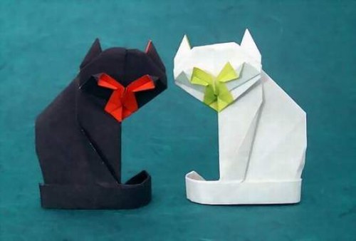 оригами коты от GiladAharoni оригами коты от GiladAharoni