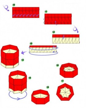 схема сборки часов часть 4