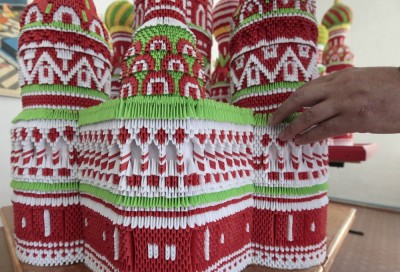 Сельский учитель построил храм из 10 тысяч листов бумаги