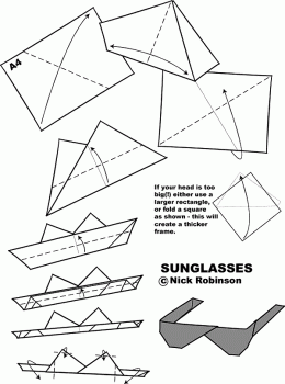 очки, схема для сборки от Ника Робинсона