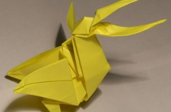 Пеликан оригами