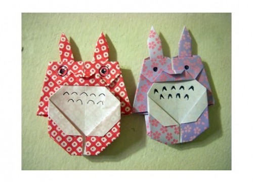 Тоторо из бумаги