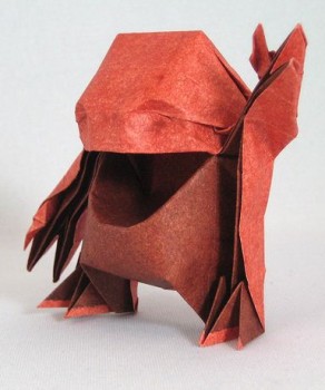 Warai – смеющуюся фигурка из бумаги от  Joseph Wu