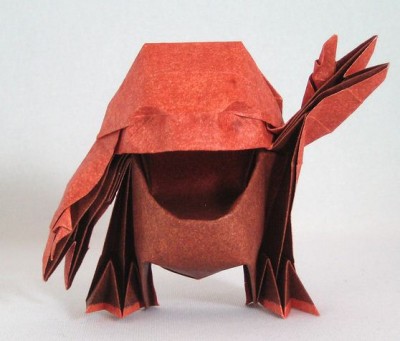 Warai – смеющуюся фигурка из бумаги от  Joseph Wu