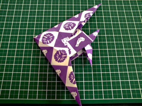 Скалярии оригами John Montroll-а