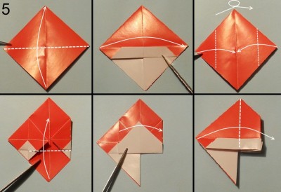 оригами снеговик схема 5 оригами снеговик схема 5