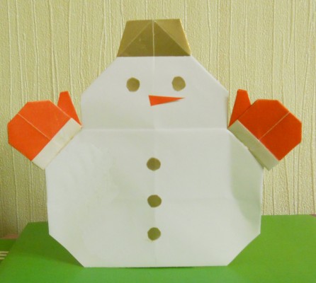Оригами - снег