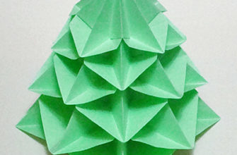 елка оригами