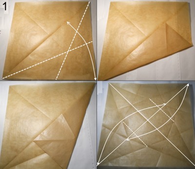 Муха оригами схема 1 Муха оригами схема 1