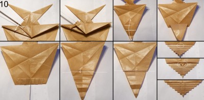 Муха оригами схема 10 Муха оригами схема 10