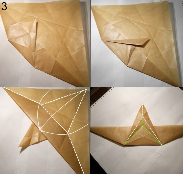 Муха оригами схема 3 Муха оригами схема 3