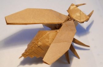 Муха оригами