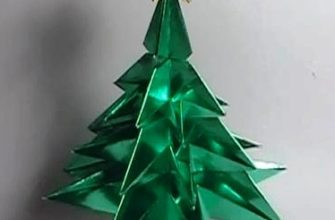 Елочка оригами