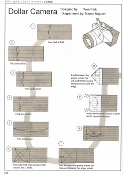 Фотоаппарат оригами схема часть 1