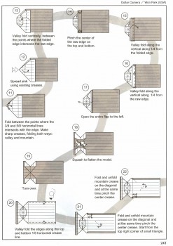 Фотоаппарат оригами схема часть 2