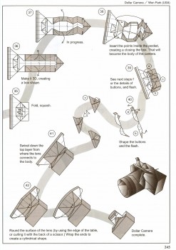 Фотоаппарат оригами схема часть 4