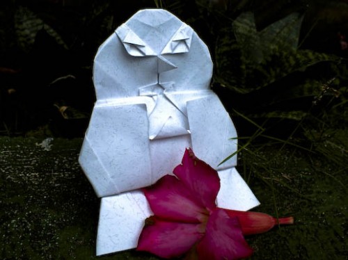 снеговик оригами снеговик оригами