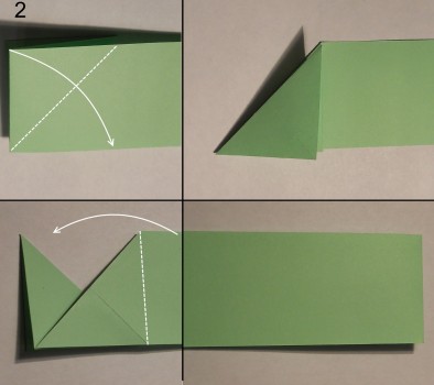 Схема змеи оригами 2