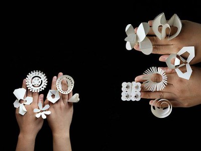 Оригами бумажные кольца украшения Оригами бумажные кольца украшения