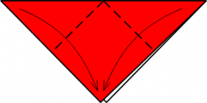 Оригами Божья коровка схема 2