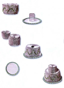 Оригами модульное торт схема шаг 9-11