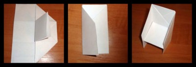 Стул оригами схема шаг 4