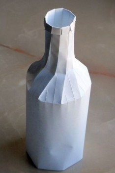 Бутылка оригами схема мастер-класс