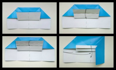 Пианино оригами схема 5-7 Пианино оригами схема 5-7