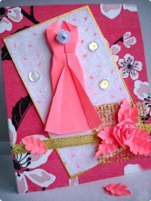 Платье оригами мастер-класс Платье оригами мастер-класс