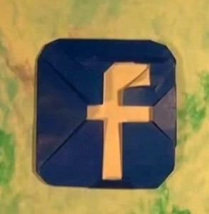 Facebook logo схема складывания Facebook logo схема складывания